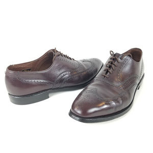 Allen Edmonds Chester Burgundy Wingtip Dress Shoes